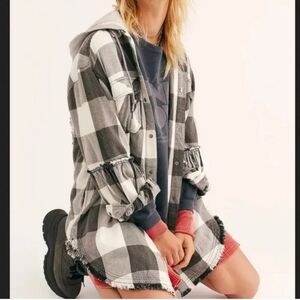 Free People New Moon Shirt Jacket size small